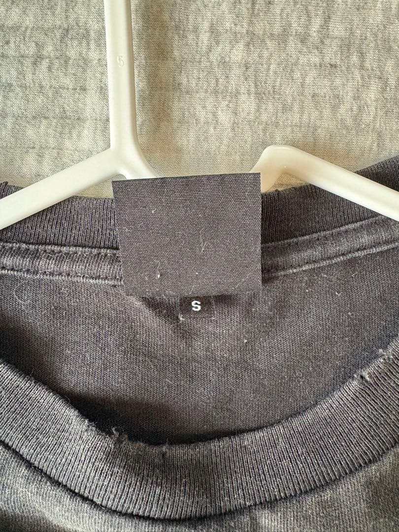 藤井風　LOVE ALL SERVE ALL ロンT ダメージ加工　ブラック