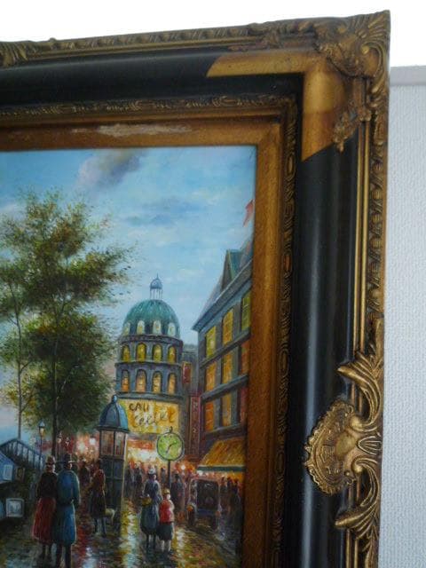 パリの風景 油彩画