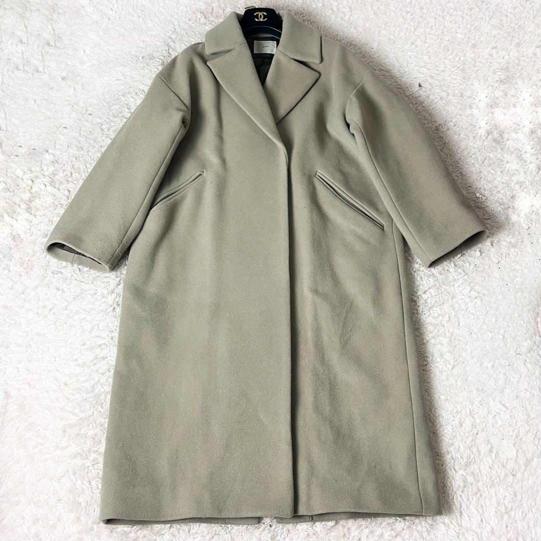 ※ イエナ マンテコ オーバーチェスターコート グレージュ M