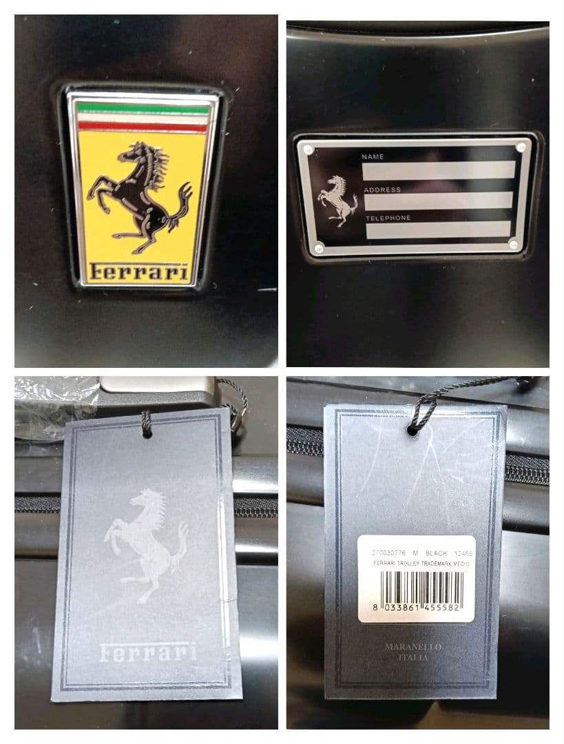 【新品タグ付】Ferrari フェラーリ キャリーケース トロリーバッグ 62L