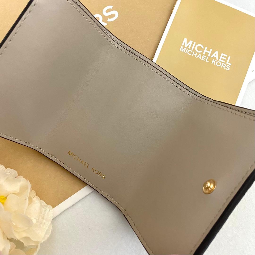 新品　正規品☆MICHAEL KORS 折り財布　ゴールド　 三つ折り財布