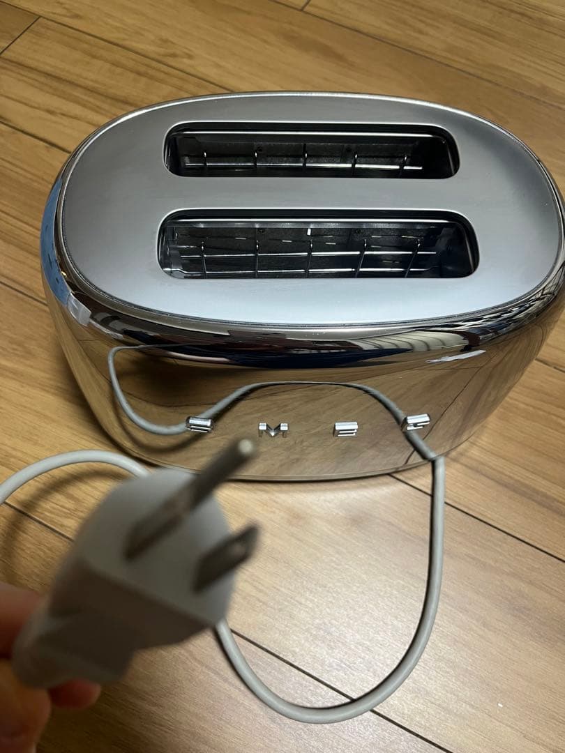 SMEG クロムトースター 元箱付き(TSF01)