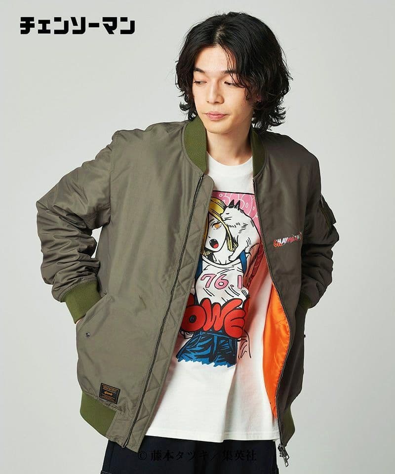 チェンソーマン glamb チェンソーデビル MA-1ジャケット 一番くじ レゼ