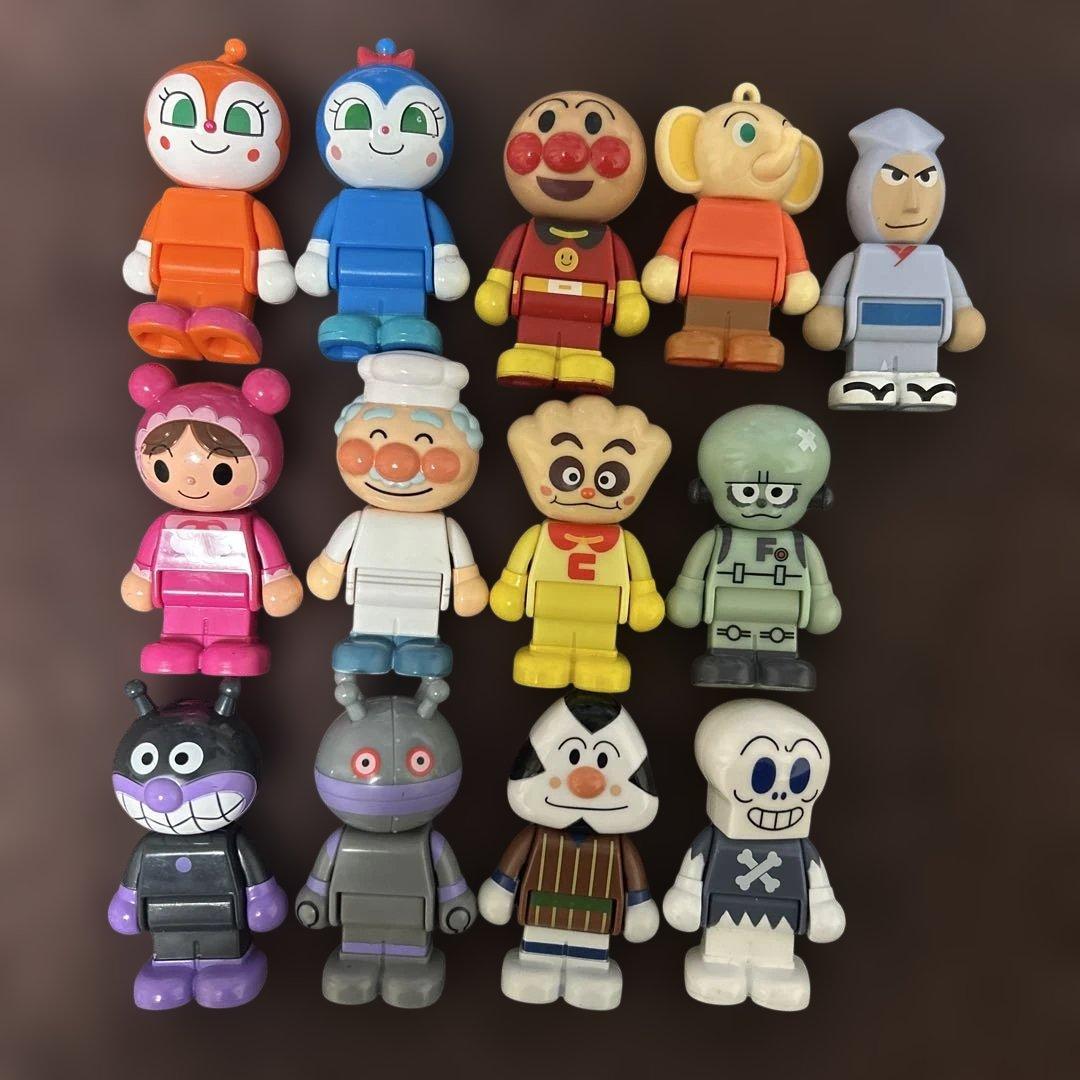 アンパンマン　ブロックラボ　フィギュア　ジャムおじさん　クリームパンダちゃん