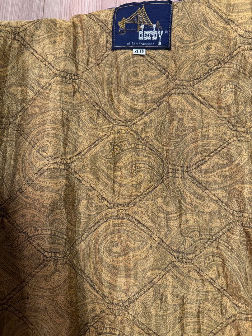 70s ダービーオブサンフランシスコ　カップショルダー　サイズ40