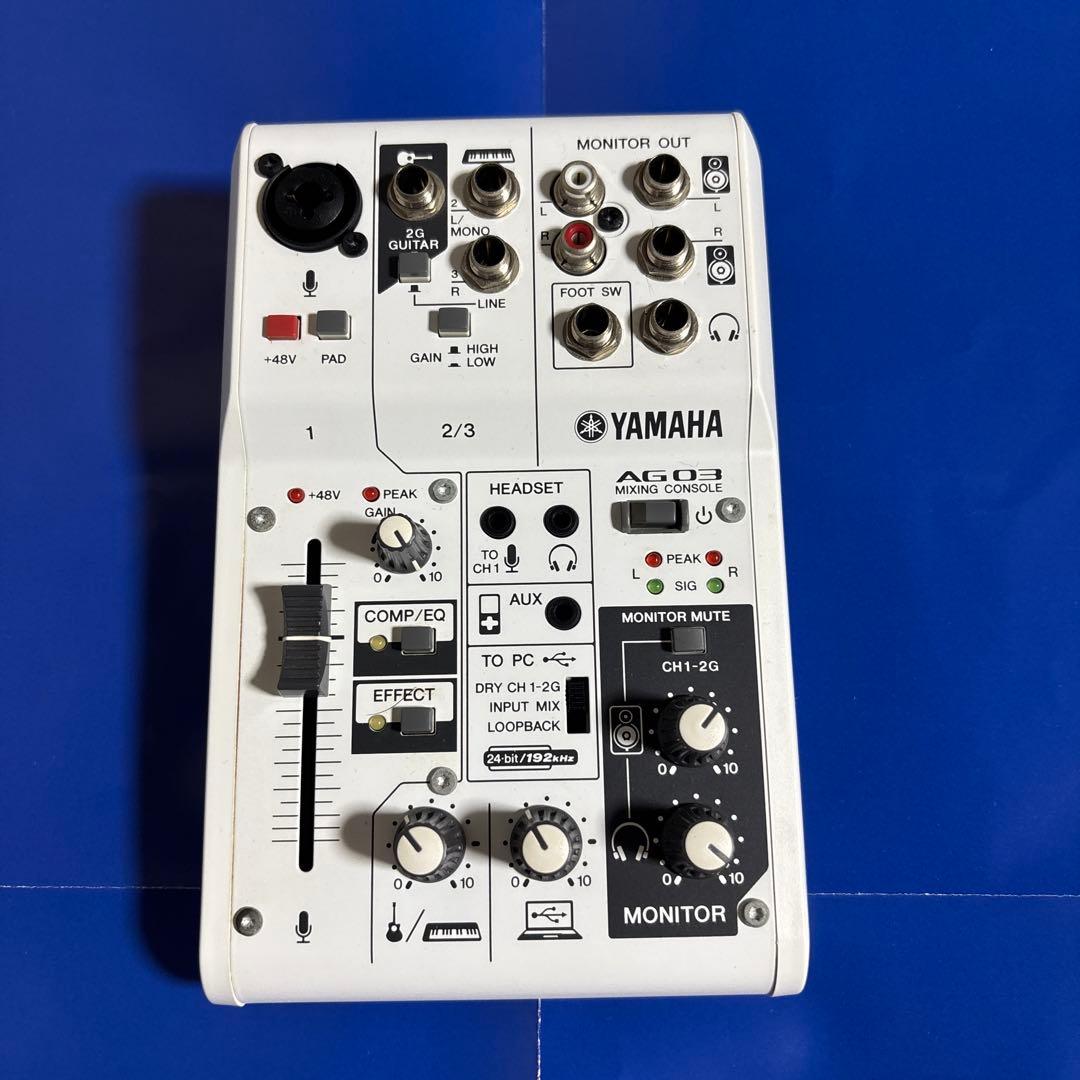 ヤマハ YAMAHA オーディオインターフェース 3チャンネル AG03