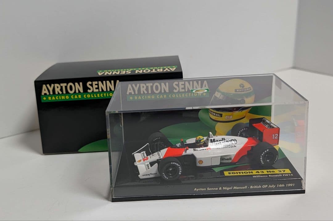 PMA 1/43 マクラーレン MP4/4 No.12 マルボロロゴ仕様台紙違い