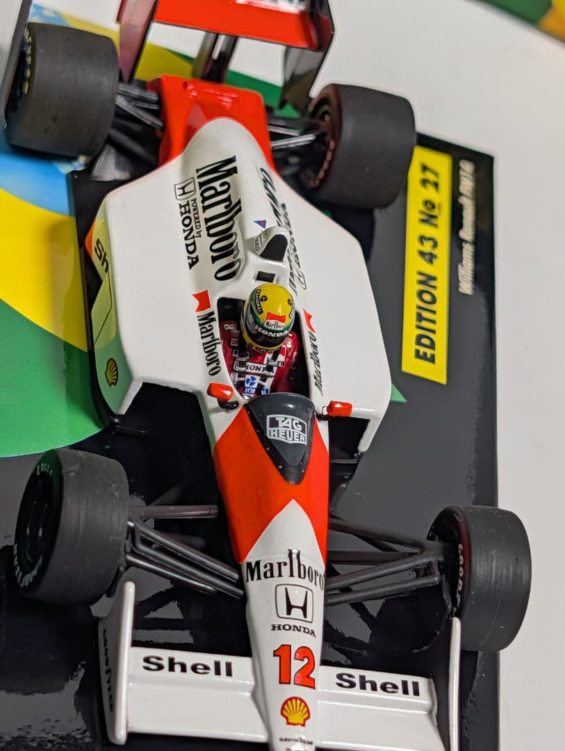 PMA 1/43 マクラーレン MP4/4 No.12 マルボロロゴ仕様台紙違い