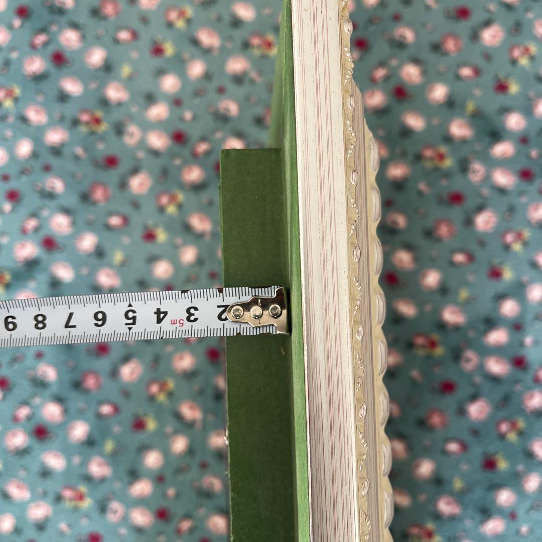 フランス　パリ　カフェ　街並みの風景　手書き油絵 額縁付き