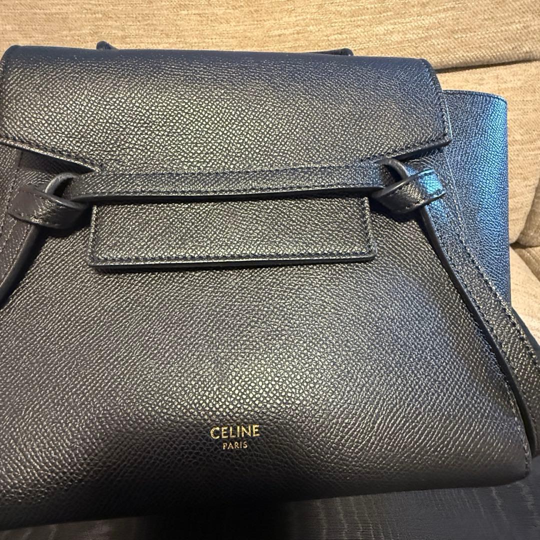 CELINE ベルトバック　ナノ　ブラック