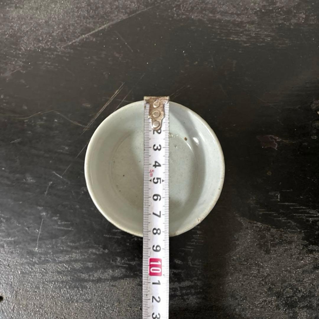 李朝盃　白磁　堅手　ぐい呑み　骨董　アンティーク.古美術.骨董.酒器.韓国骨董.