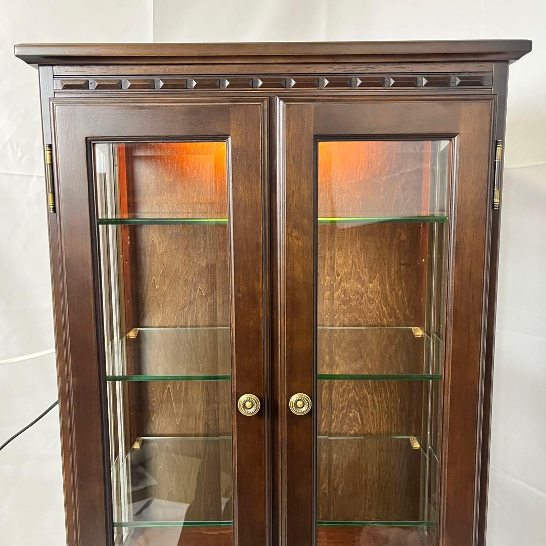 カリモク家具 Direttore キュリオケース 照明付