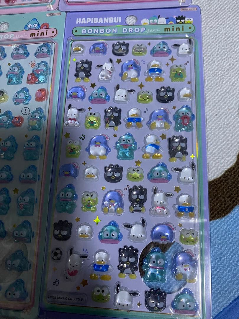 国内正規品 サンリオ ボンボンドロップシールmini 8種セット