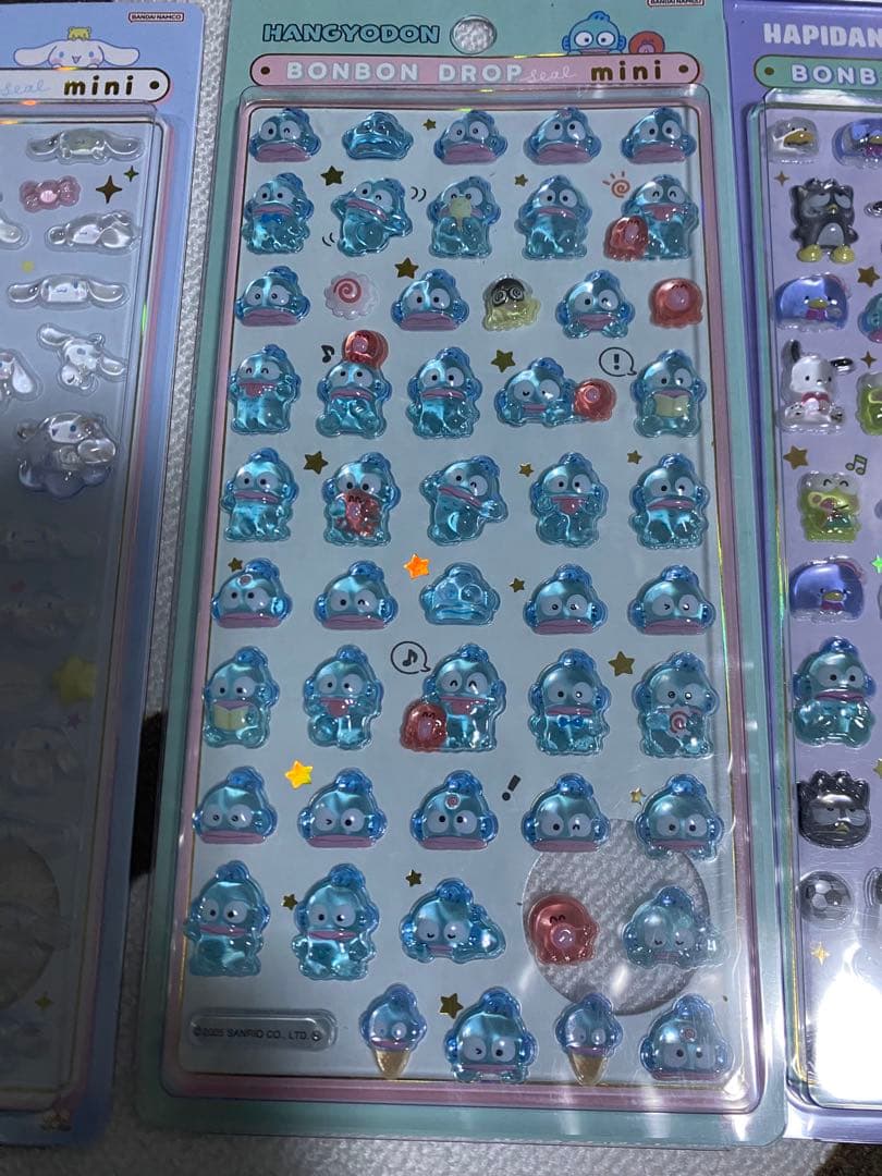 国内正規品 サンリオ ボンボンドロップシールmini 8種セット