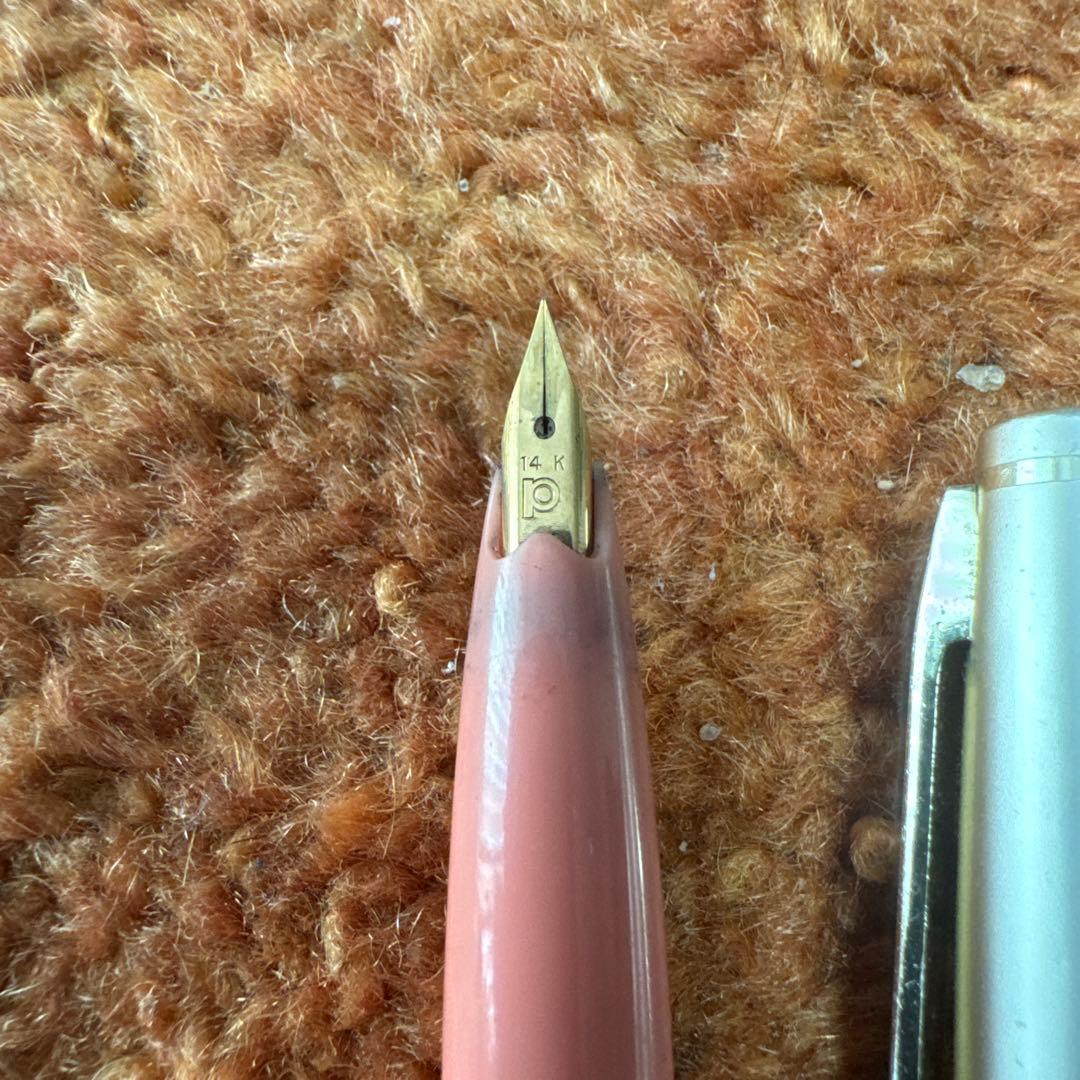 14金(585) 万年筆 4本(プラチナ パイロット 各2本) ペン先 ニブ