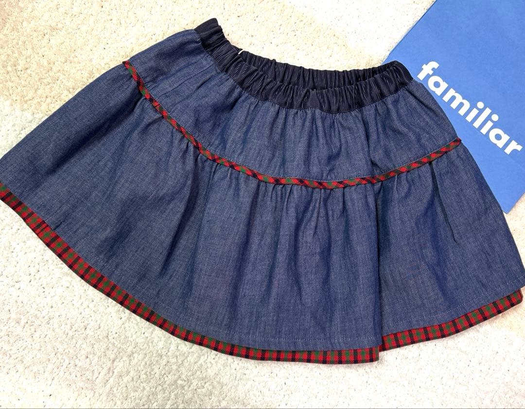 専用！【新品・タグ付】familiar リバーシブルスカート100㎝&ブラウス