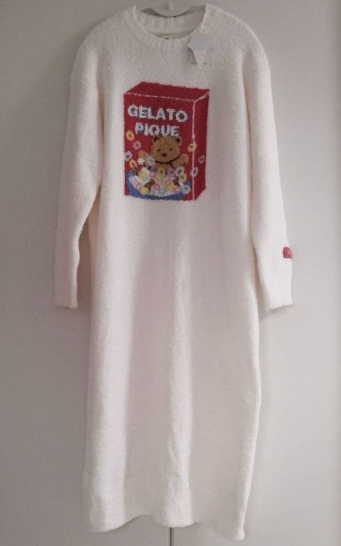 ジェラートピケ　ベビモコシリアルベアJQDワンピース 　ルームウェア　パジャマ