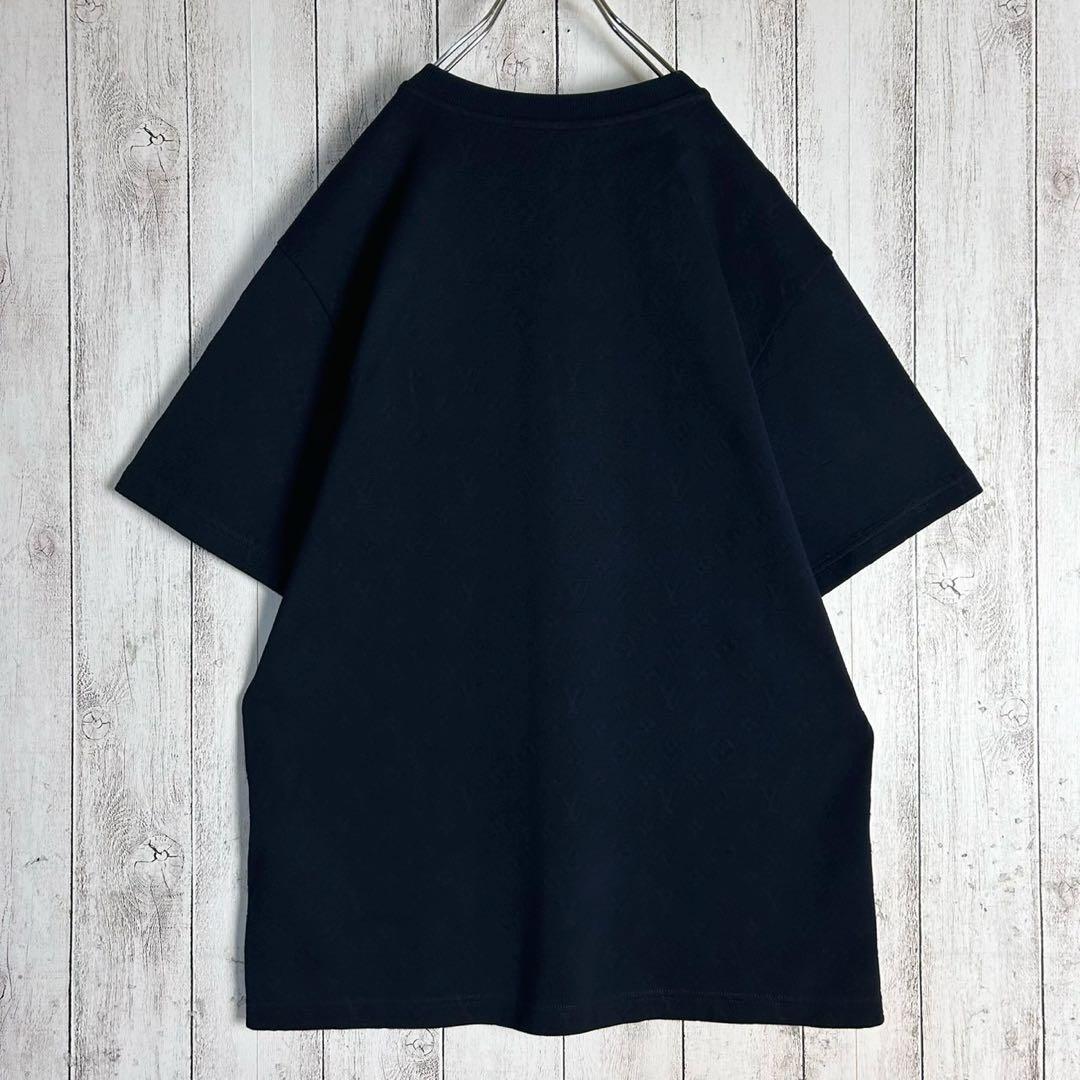 【人気Lサイズ】ルイヴィトン☆モノグラムポケットTシャツ ネイビー 入手困難