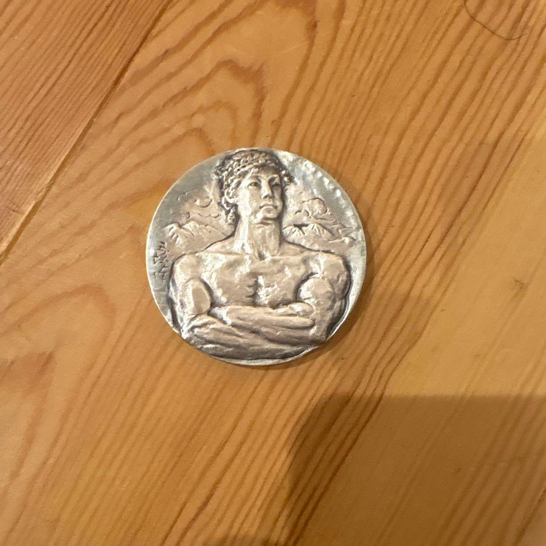 第10回冬季オリンピック記念メダル 銀製