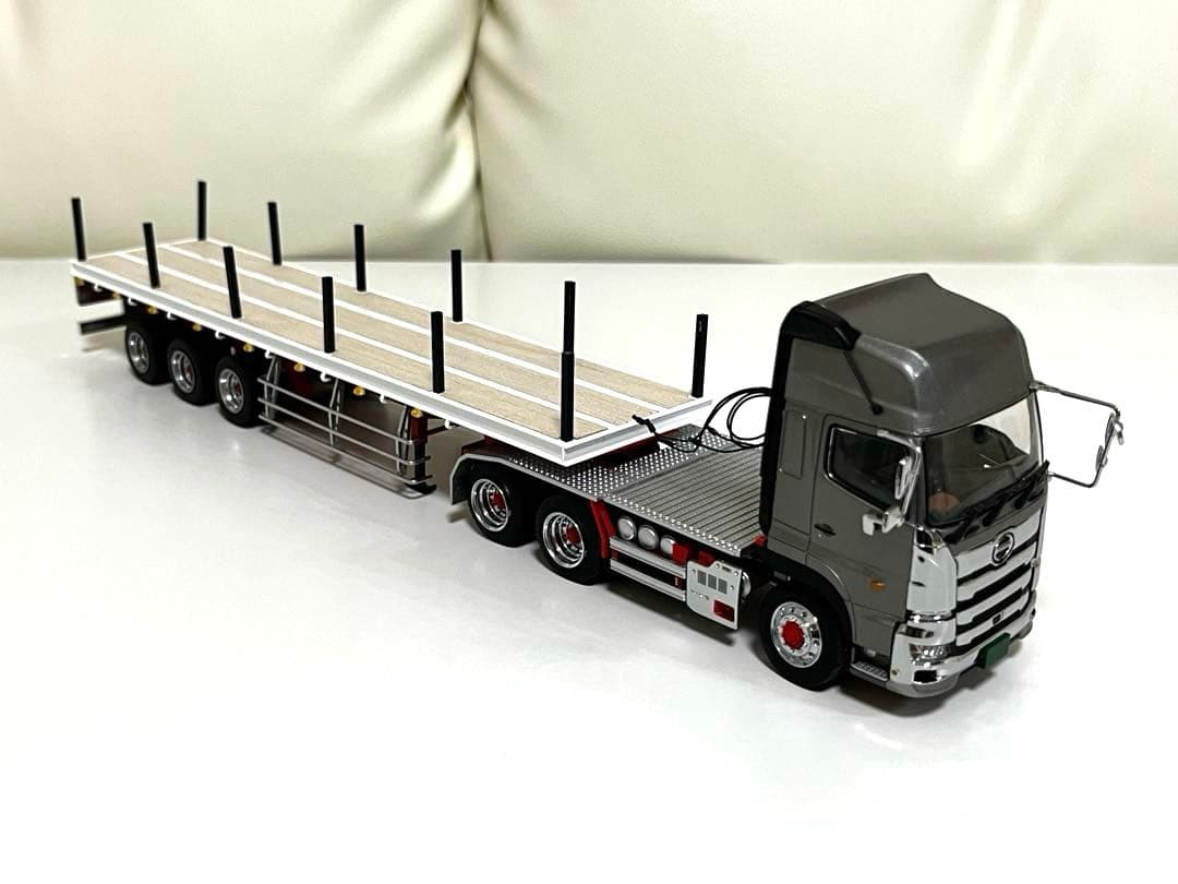 1/50 3軸まな板トレーラー　ケンクラフト　プロフィアSS用　日立　コベルコ