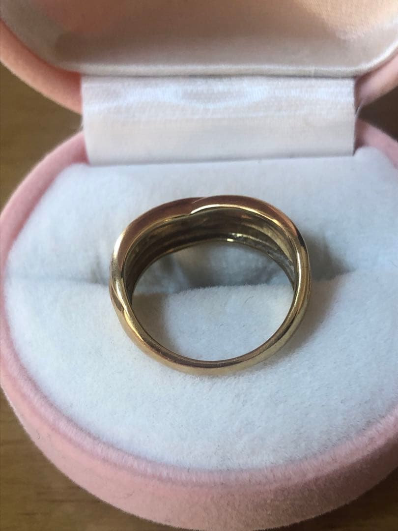 ぴ*読様 K18ゴールドリング　K18指輪　約5.8g 中真堂
