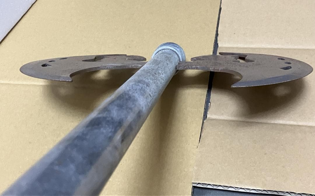 アンティーク品 両手斧 両刃バトルアックス 観賞用美術品 模造刀剣類