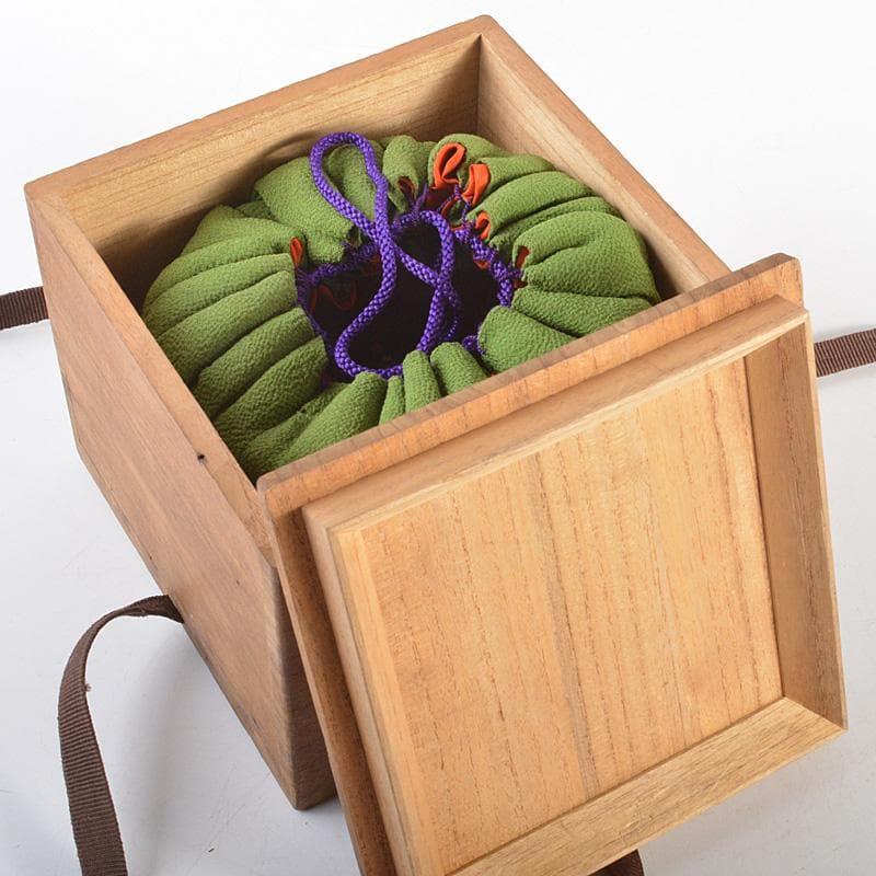 茶道具　高取焼　茶碗　陶印あり　仕覆・時代箱付　V　R7029