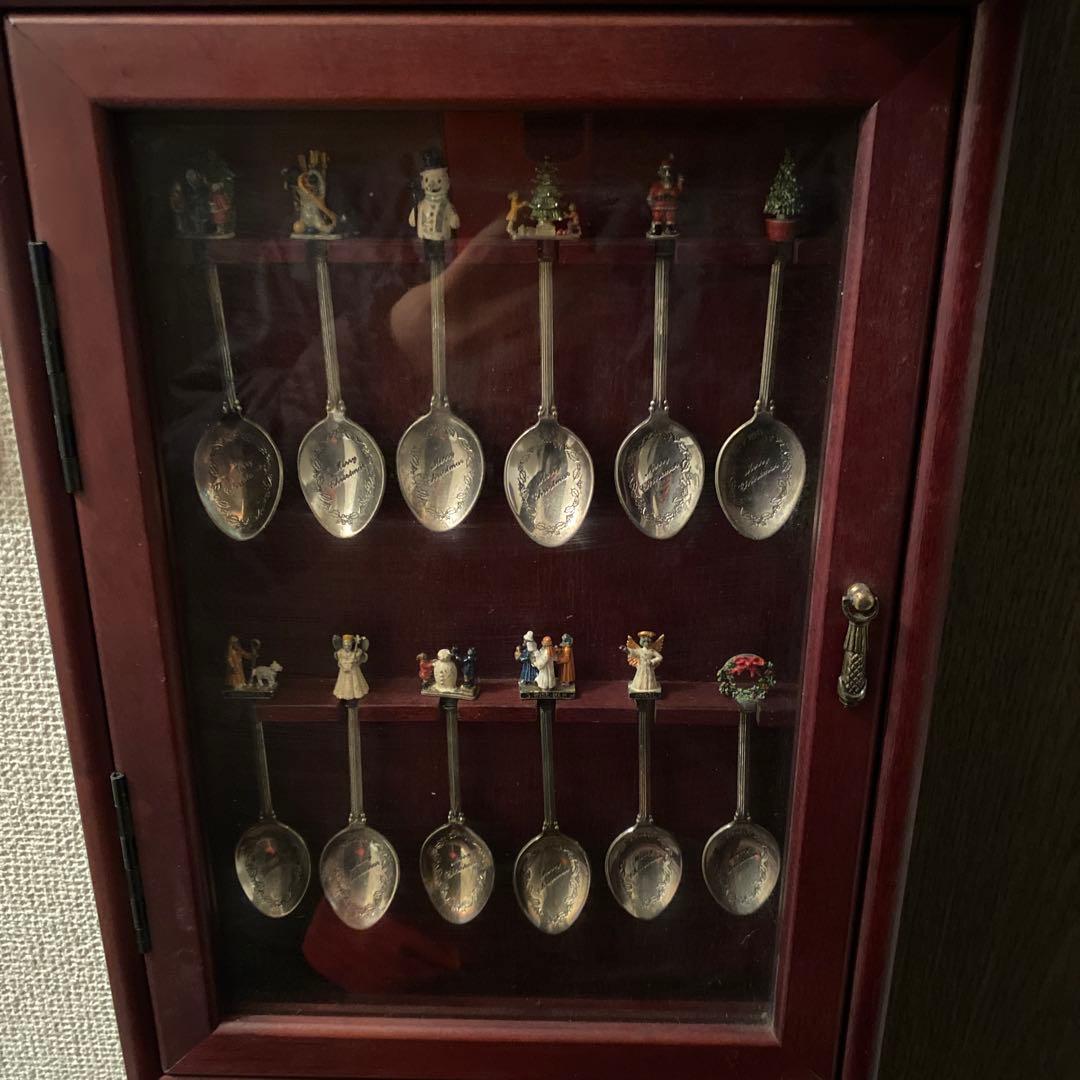 イギリス ワトソン社 アンティーク スプーン 12本セット ケース付き 希少