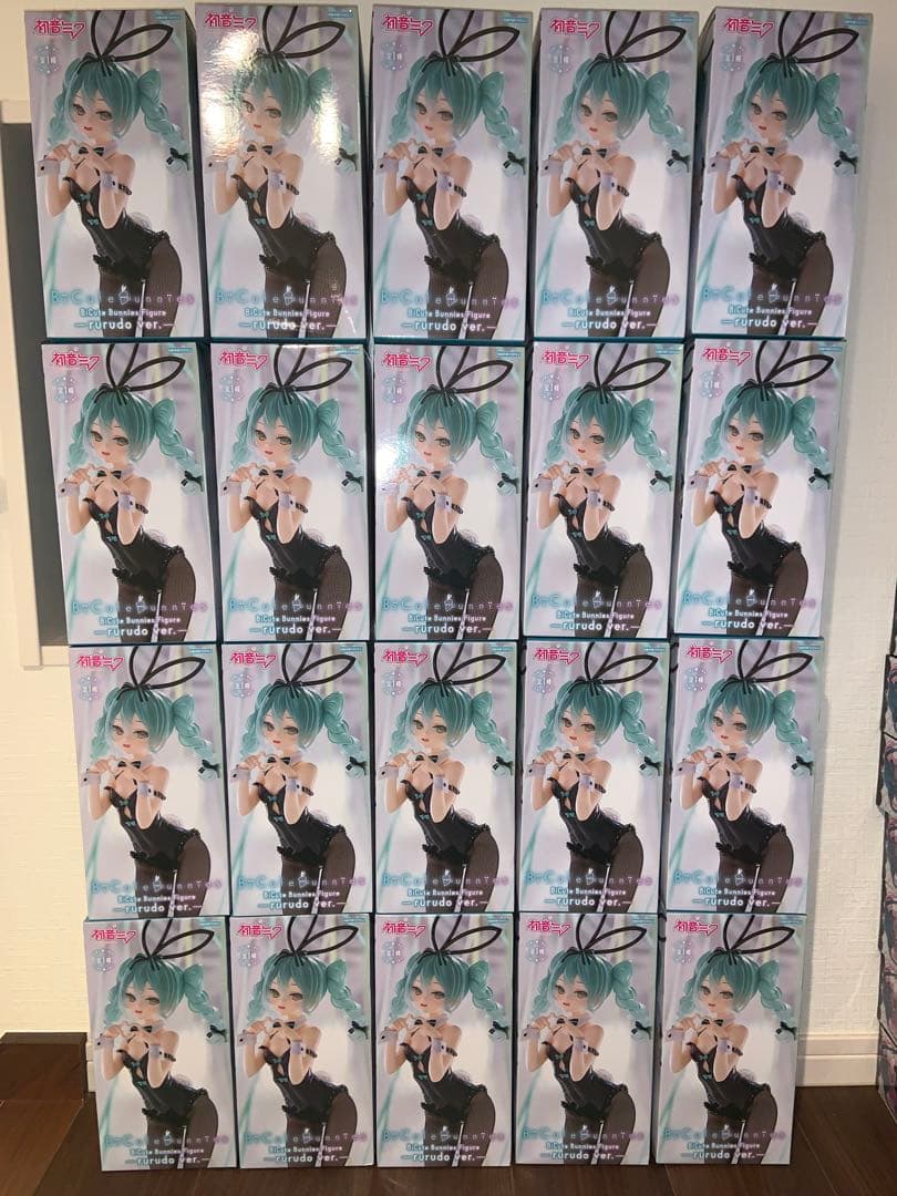 初音ミク bicute bunnies figure rurudo 黒　20体