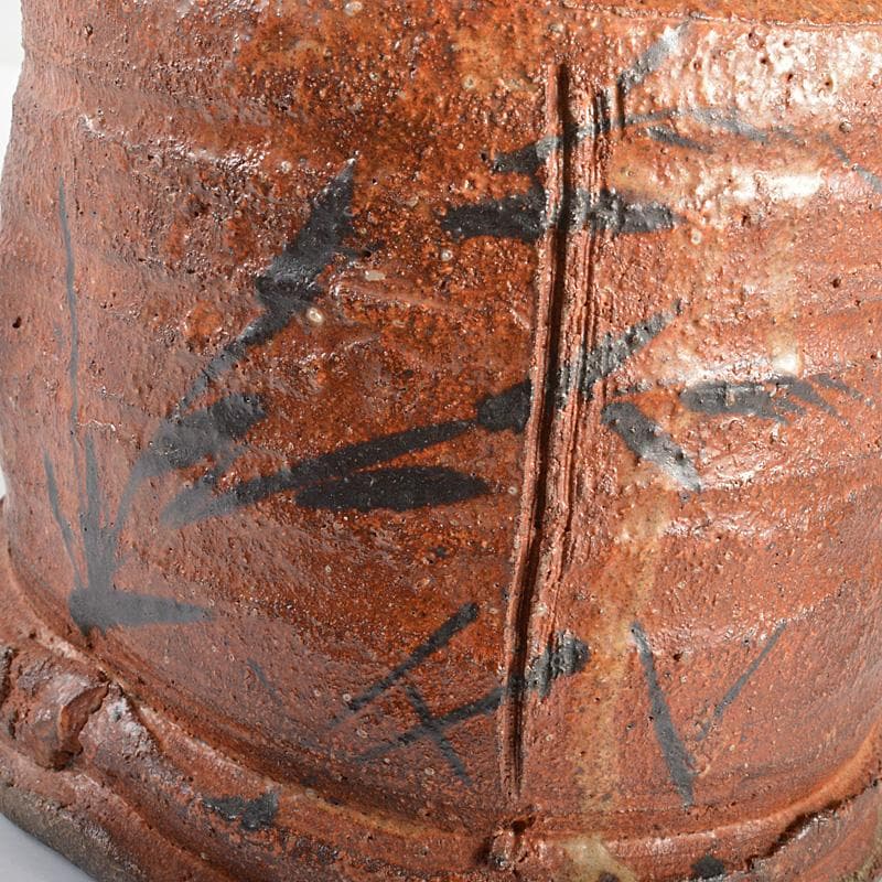 美濃焼　美濃古窯　江戸時代中期　水指　徳川美術館　菊田清年識箱　M　R5537C