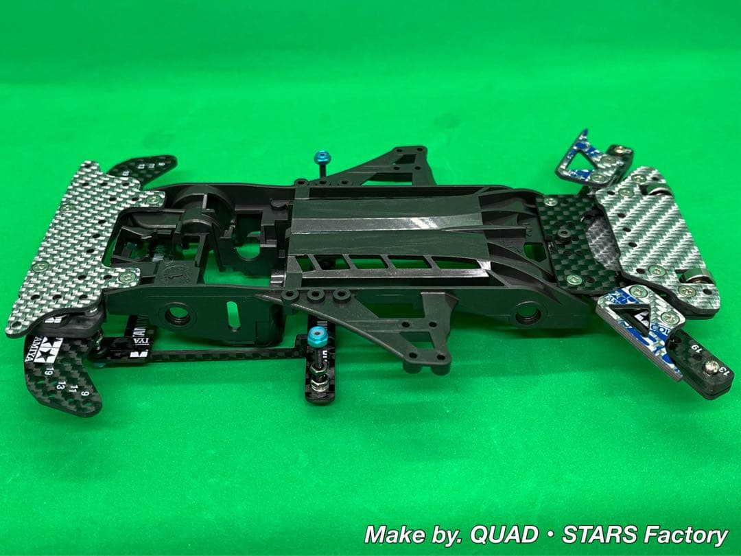 【ミニ四駆・FM-A】2軸ATピボット＋1軸アンカー＋リヤスキッド【30周年】