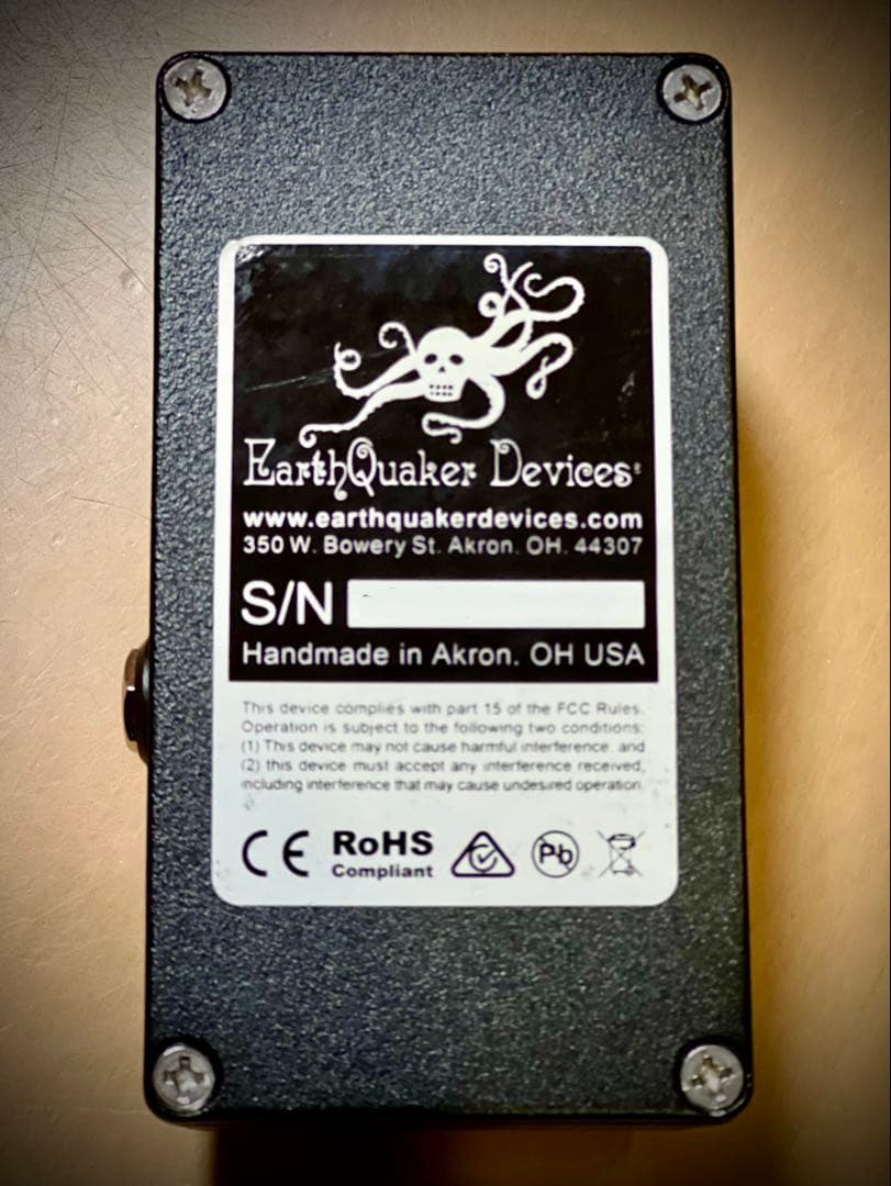 ギター EarthQuaker Devices Afterneath