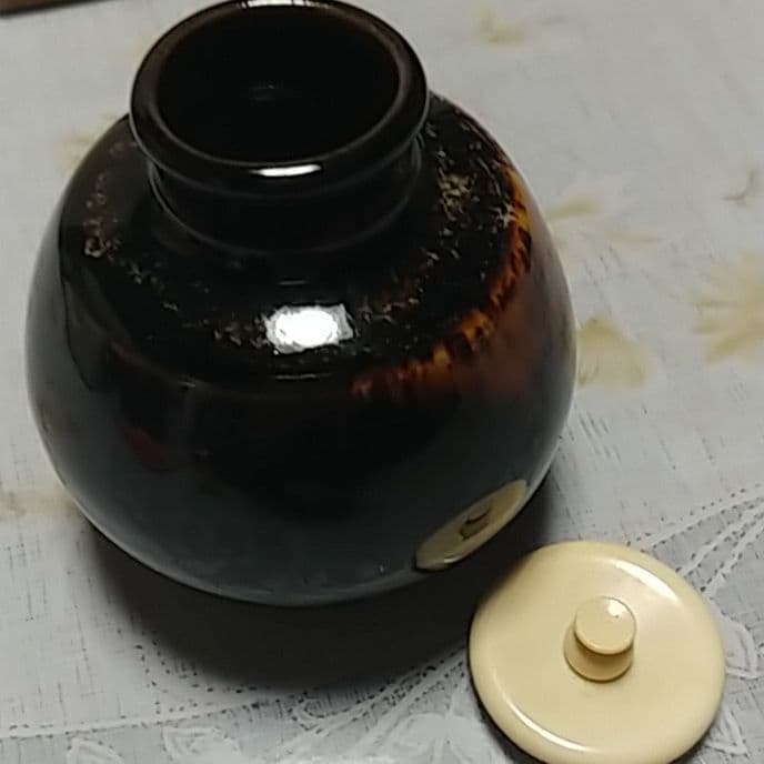 九壺　茶心壺　茶入　仕服　陶芸品　骨董品