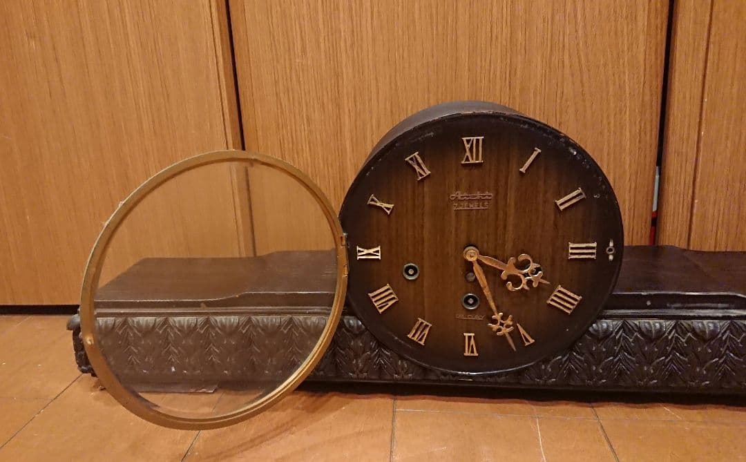 稀少 置き時計 愛知時計 AICHI 7JEWELS アンティーク ビンテージ