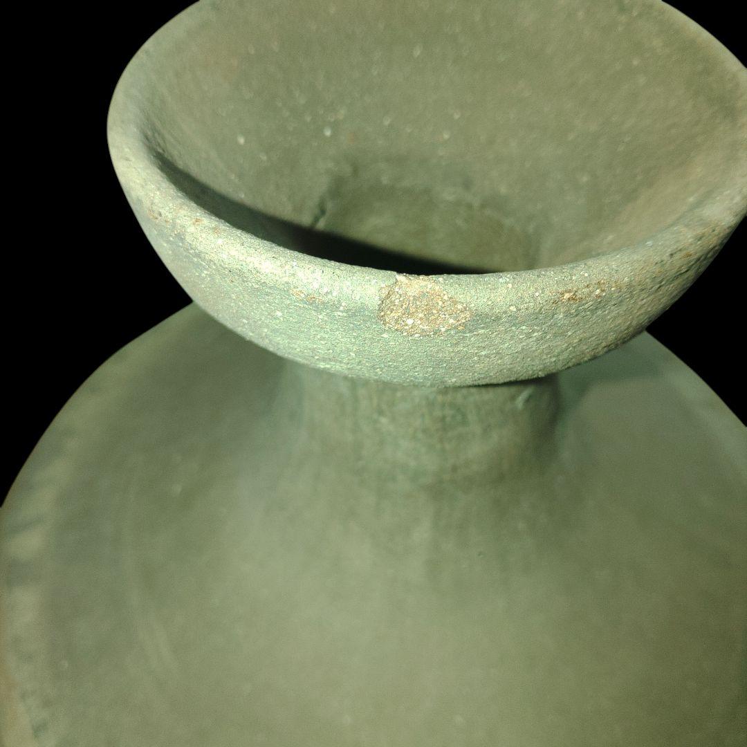 李朝　盤口壺　須恵器　土器　花瓶