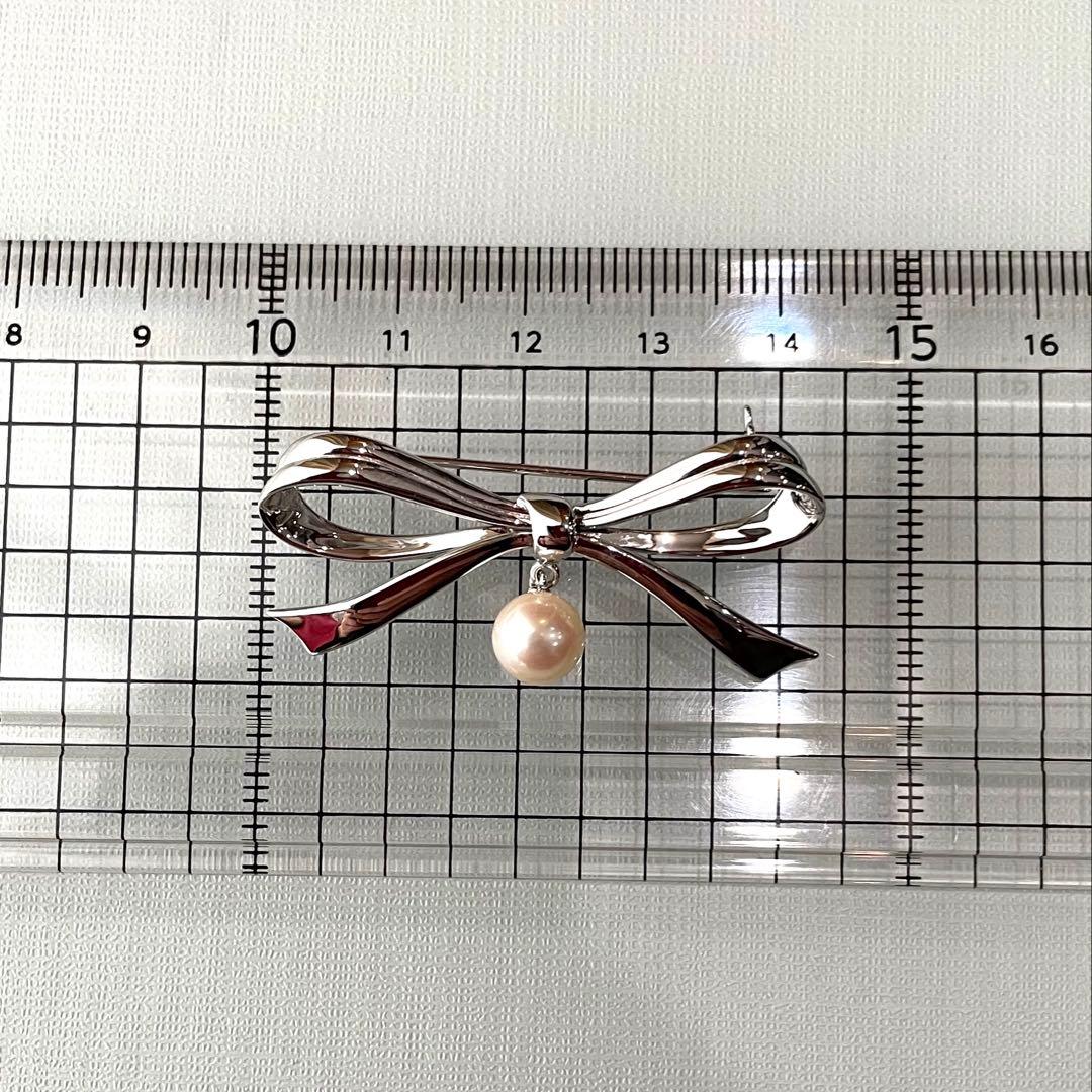 ミキモト　スイング　パールブローチ