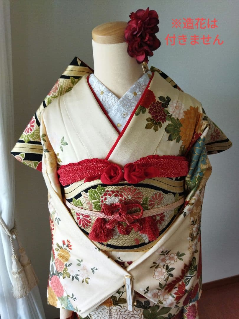 moma様429.アリスのティーパーティー振袖7点セット 正絹フルセット　成人式