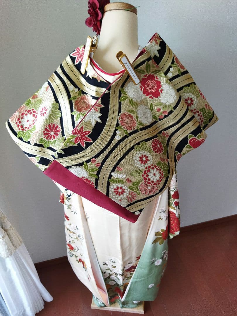 moma様429.アリスのティーパーティー振袖7点セット 正絹フルセット　成人式