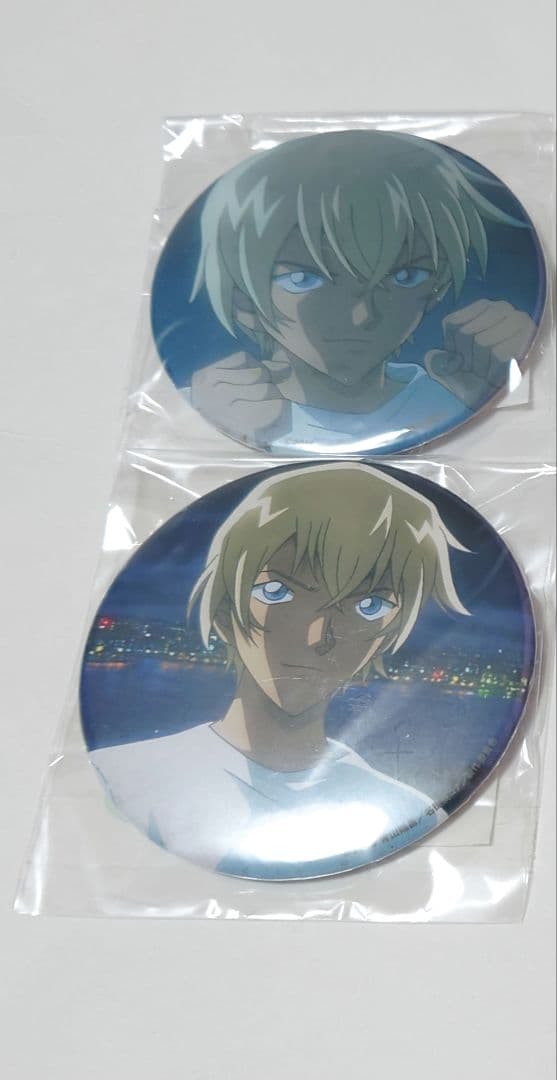 名探偵コナン　純黒の悪夢　缶バッジ　安室透　降谷零　バーボン