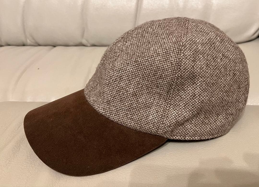 CRAMBESツイードパネルキャップ