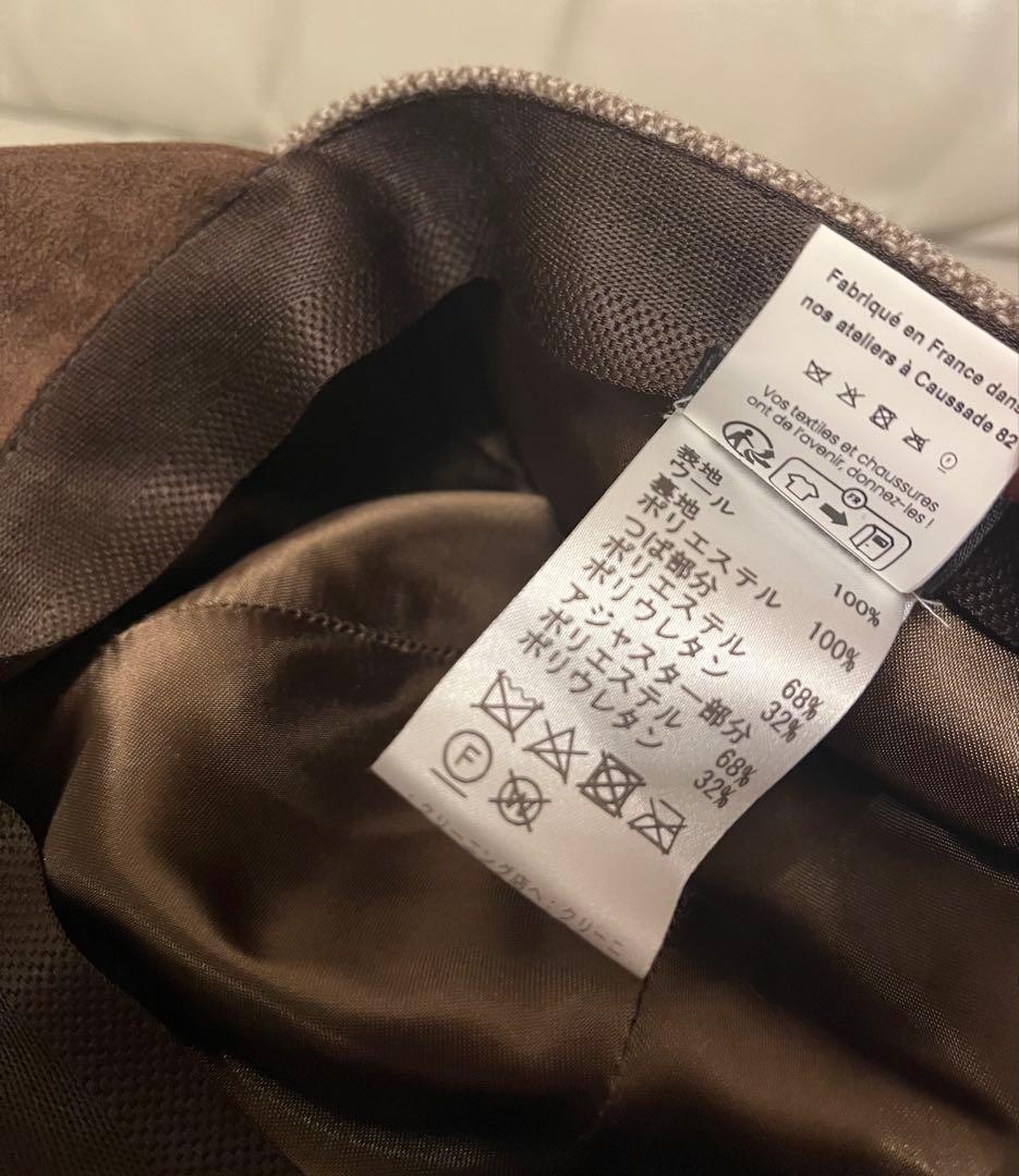 CRAMBESツイードパネルキャップ