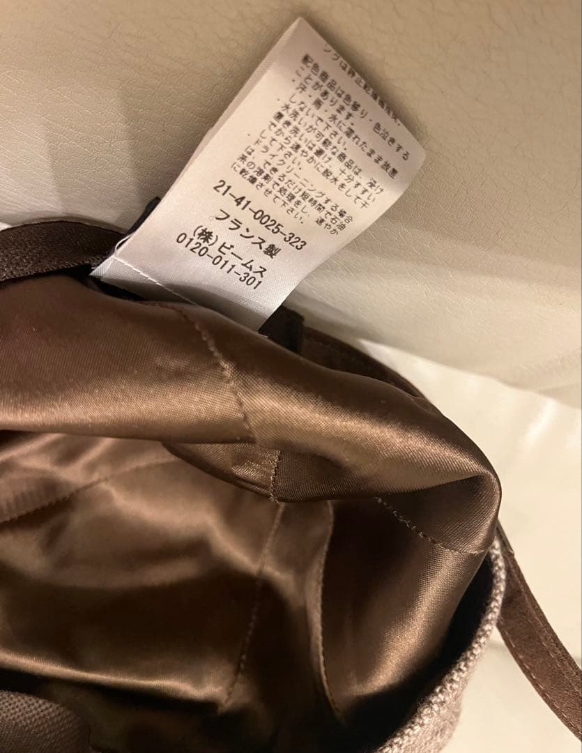 CRAMBESツイードパネルキャップ