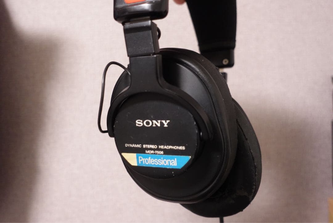 SONY MDR-7506 ダイナミックヘッドフォン　青帯