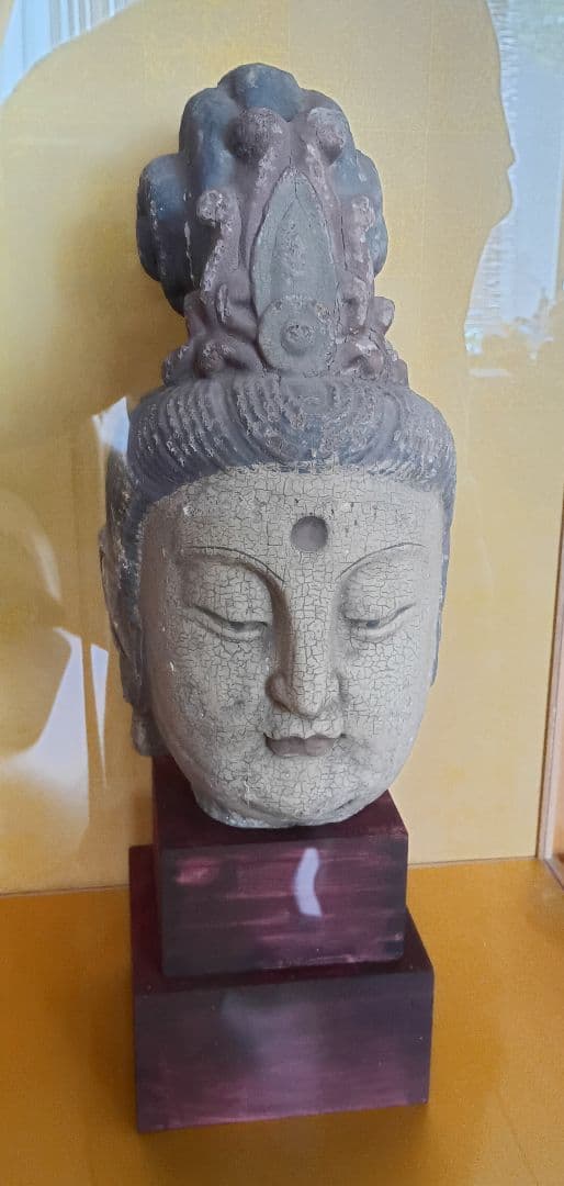 木造　仏頭 観音菩薩　仏像