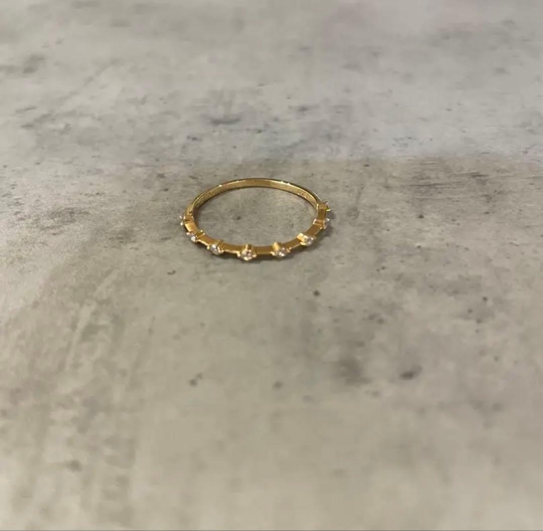 lui jewelry 8 diamonds ring 13号