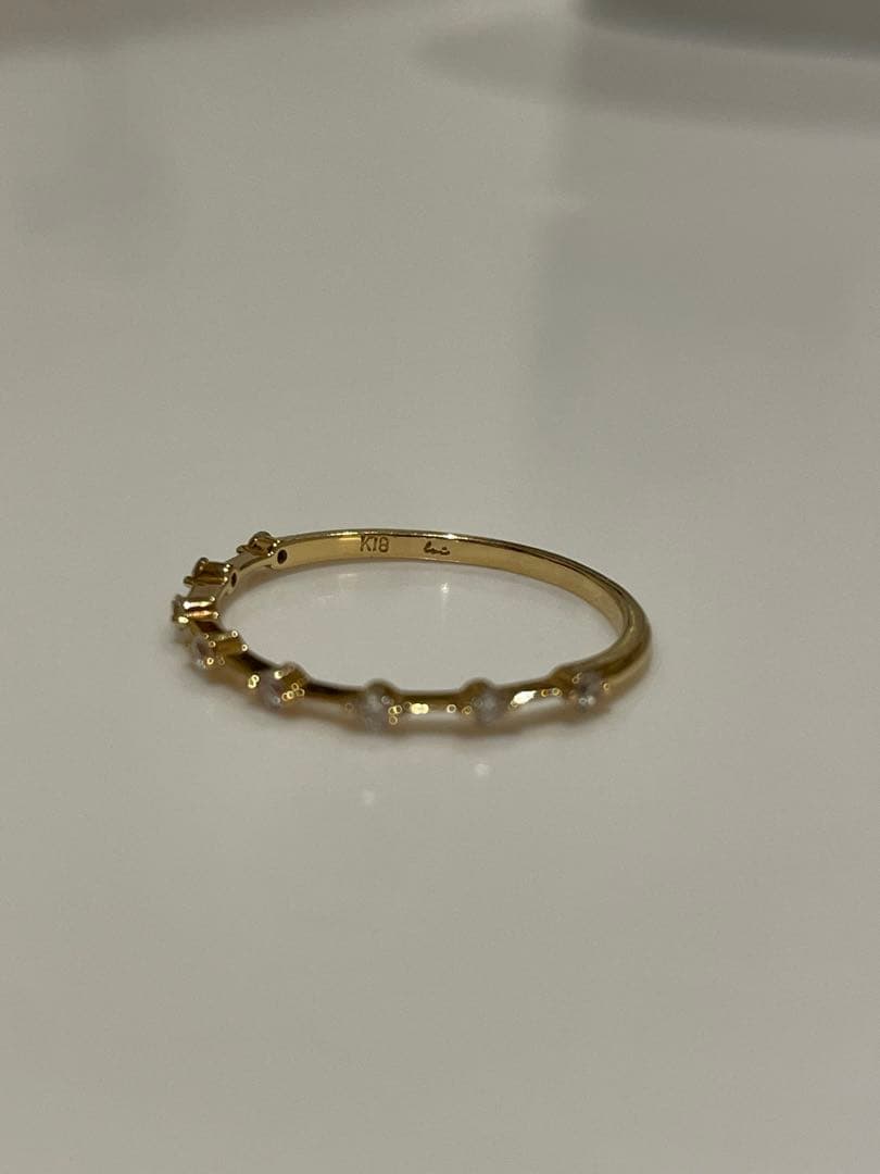 lui jewelry 8 diamonds ring 13号