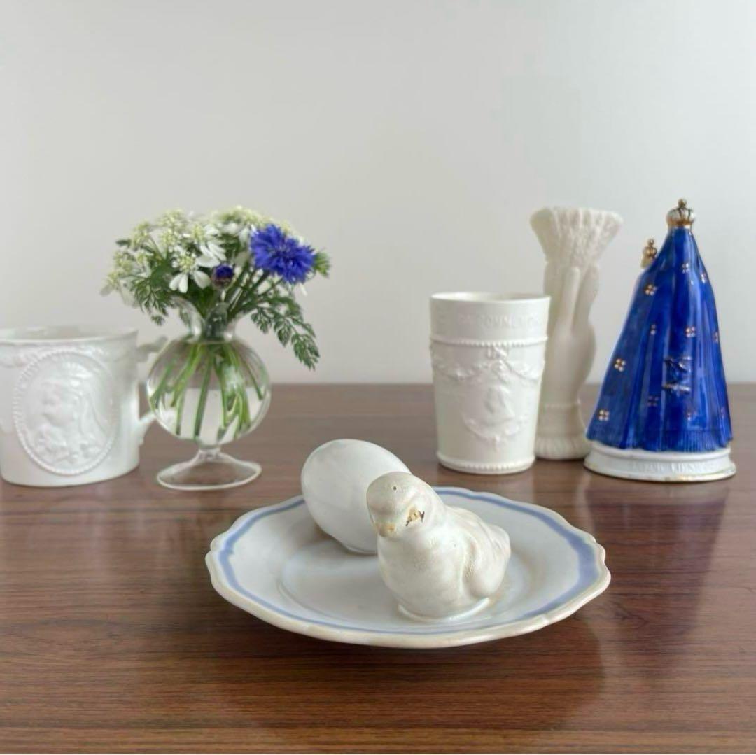 フランスアンティーク ♧ 卵と雛のバルボティーヌ皿 ♧ for ティファニー