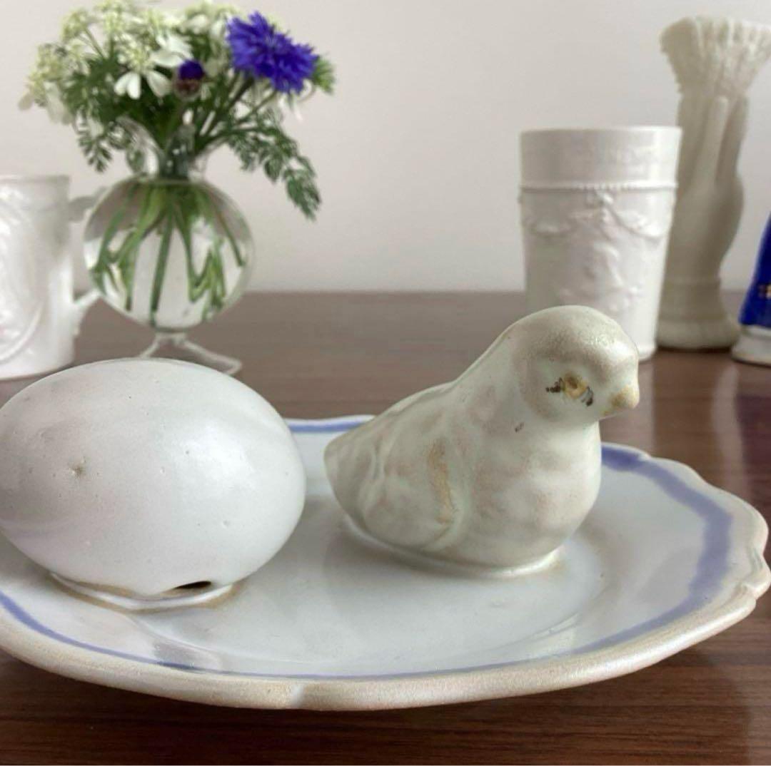 フランスアンティーク ♧ 卵と雛のバルボティーヌ皿 ♧ for ティファニー