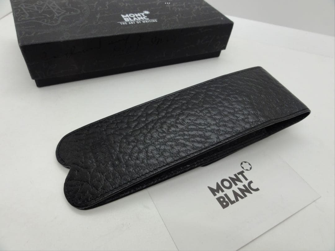 ⭐️モンブラン社製⭐️クオリティの高い本革製ペンポーチ⭐️GLOVE2本挿⭐️未使用⭐️