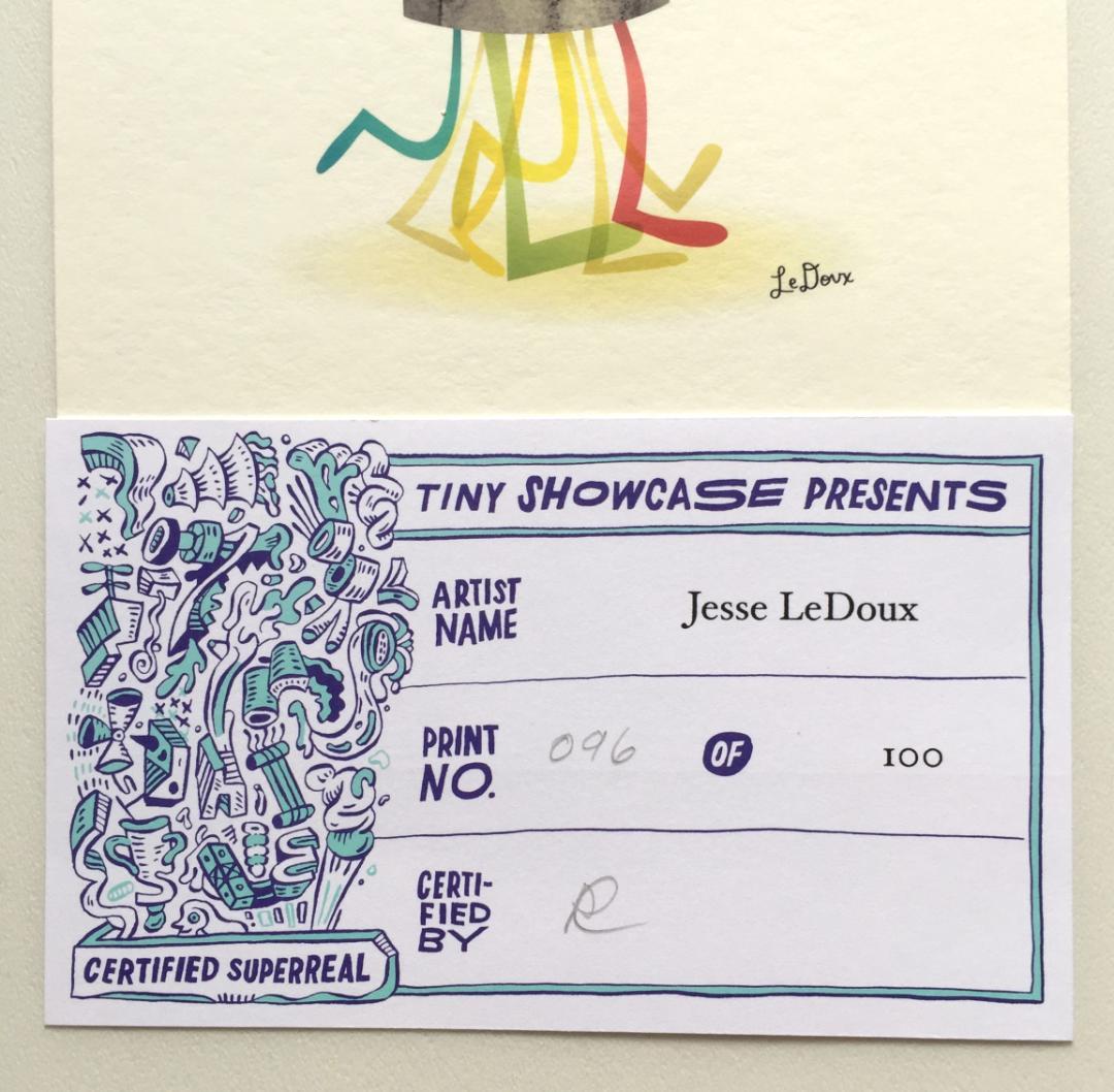 ビンテージ Jesse Ledouxミニポスター 100枚限定 直筆サイン入り